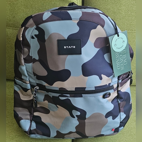 state bags Other - New STATE BAGS STATE KANE KIDS Camouflage BACKPACK